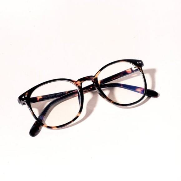 Ezra Tortoise Brown Computer Blue Light Glasses - Picture 2 of 6